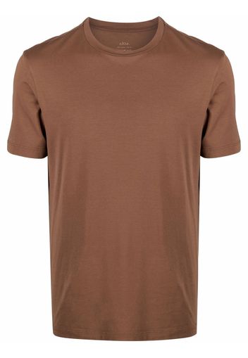 Altea crewneck stretch-cotton T-Shirt - Marrone