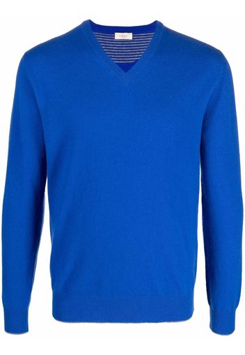 Altea V-neck knitted jumper - Blu