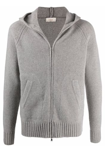 Altea knitted zip-up hoodie - Grigio