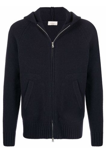 Altea knitted zip-up hoodie - Blu