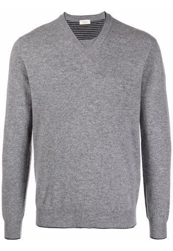 Altea V-neck knitted jumper - Grigio