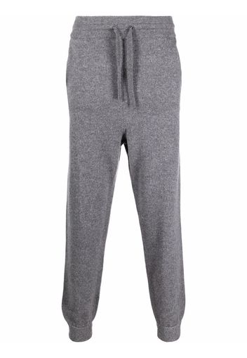 Altea slim-fit knitted track pants - Grigio