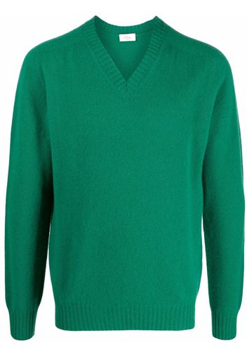 Altea V-neck knitted jumper - Verde