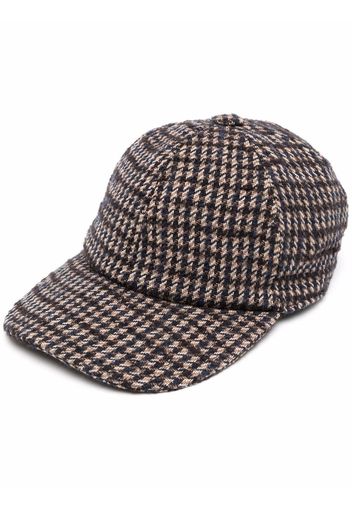 Altea houndstooth-print baseball cap - Marrone