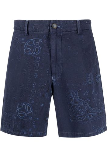 Altea Chino con stampa paisley - Blu