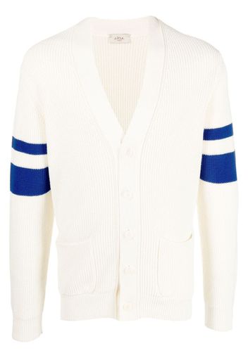 Altea Cardigan a righe - Bianco