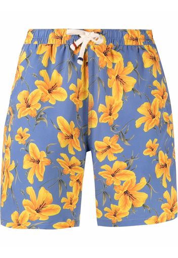 Altea floral-print swim shorts - Blu