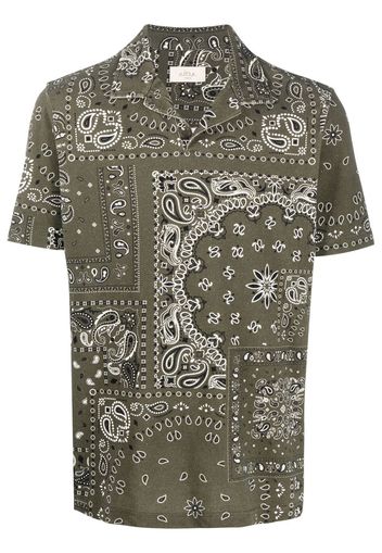 Altea bandana-print polo shirt - Verde