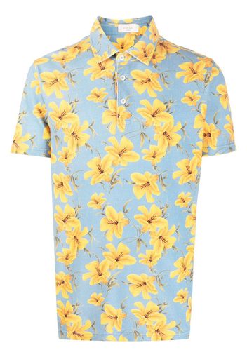 Altea Polo a fiori all-over - Blu