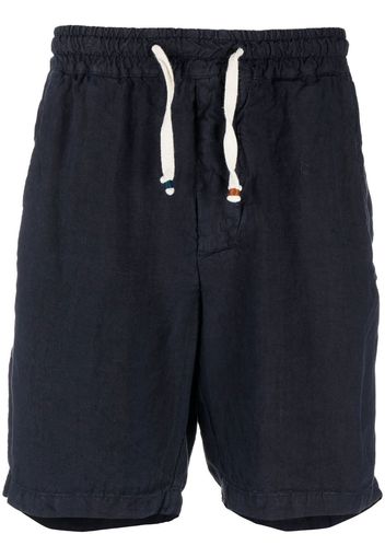 Altea embroidered-design drawstring shorts - Blu