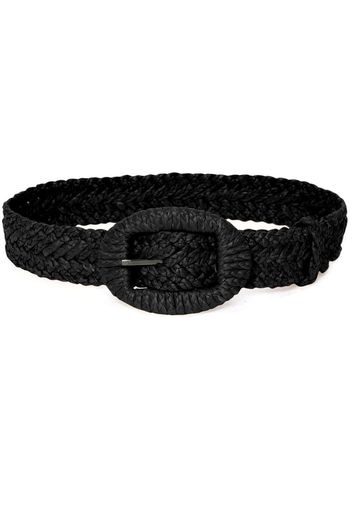 Altuzarra buckle-fastening raffia belt - Nero