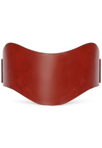 Altuzarra Corset leather belt - Marrone