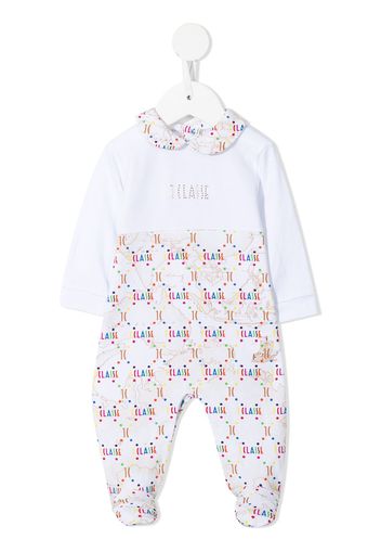 Alviero Martini Kids Pigiama con stampa - Bianco