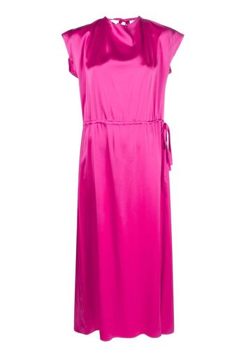 Alysi V-back long dress - Rosa