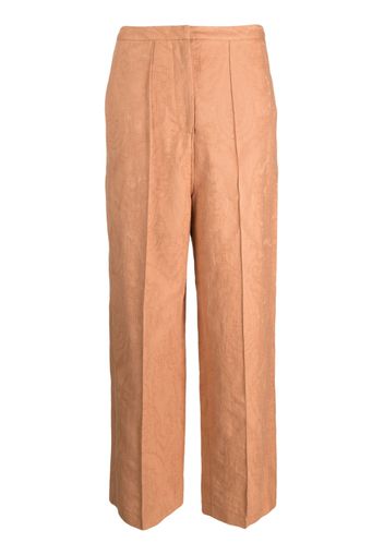 Alysi Ajoure' wide-leg trousers - Toni neutri