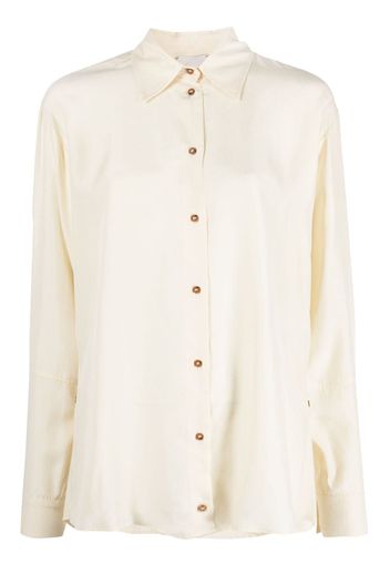 Alysi long-sleeved silk shirt - Toni neutri