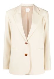 ALYSI single-breasted wool-blend jacket - Toni neutri