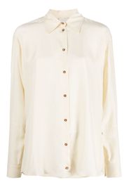 Alysi long-sleeved silk shirt - Toni neutri