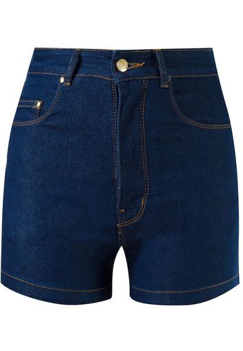 high waist denim shorts