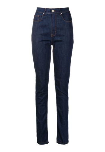 Amapô Jeans skinny con applicazione logo - Blu