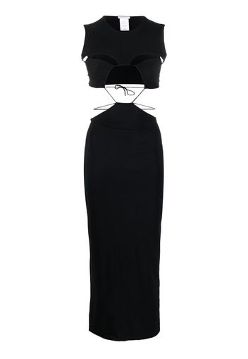 Amazuìn cut-out detail dress - Nero