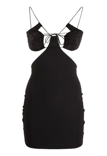 Amazuìn cut-out mini dress - Nero