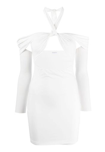 Amazuìn Romy cut-out detail dress - Bianco