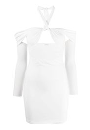 Amazuìn Romy cut-out detail dress - Bianco