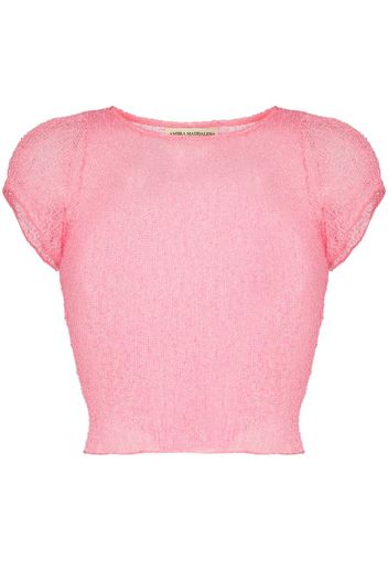 Frankie sheer cotton T-shirt