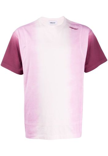 short sleeve gradient print T-shirt