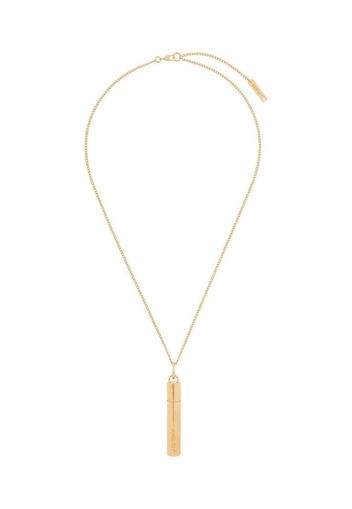 KK PILL CASE NECKLACE GOLD