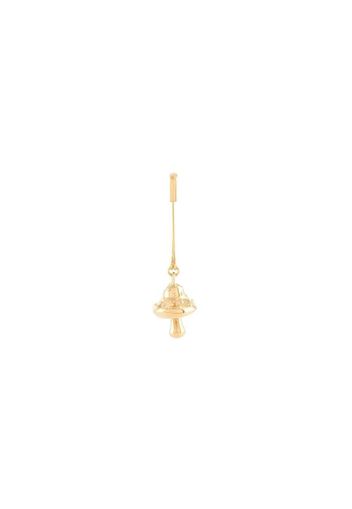 MUSHROOM CHARM EARRING GOLD