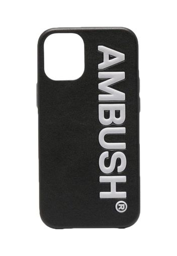 AMBUSH IPHONE 12 MINI LOGO AMB CASE BLACK TOFU - Nero