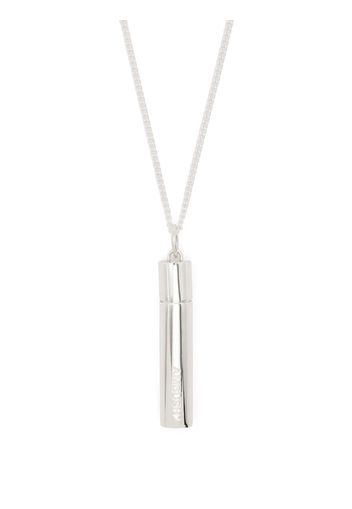 AMBUSH pill case necklace - Argento