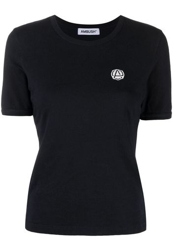 AMBUSH T-shirt con ricamo - Nero