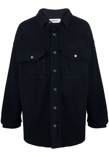 AMBUSH press-stud shirt jacket - Blu