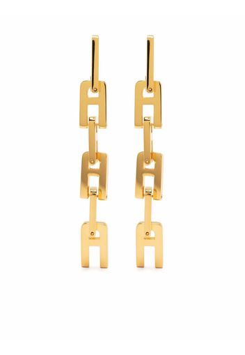 AMBUSH A CHAIN EARRINGS GOLD NO COLOR - Oro