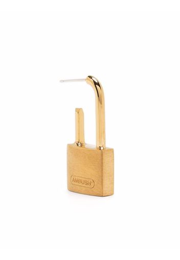 AMBUSH SMALL PADLOCK EARRING GOLD NO COLOR - Oro