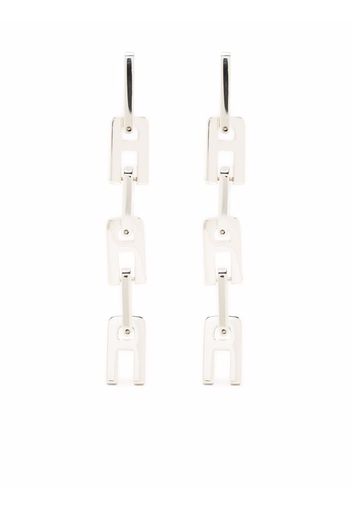 AMBUSH A CHAIN EARRINGS SILVER NO COLOR - Argento