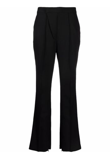 AMBUSH SLIM FLARE PANTS BLACK NO COLOR - Nero