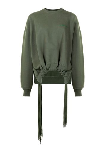 AMBUSH multi-cord crew-neck sweatshirt - Verde