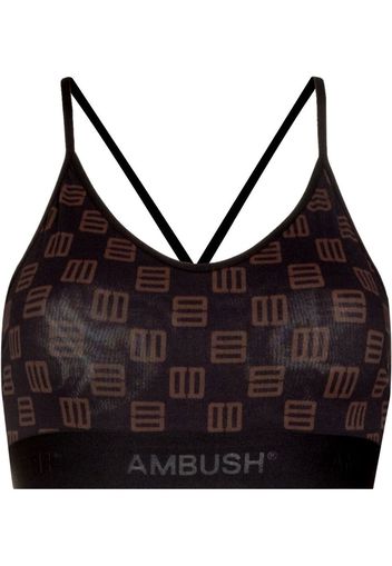 AMBUSH Top con stampa - Nero