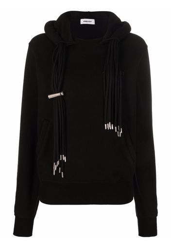 AMBUSH MULTICORD HOODIE BLACK BLACK - Nero