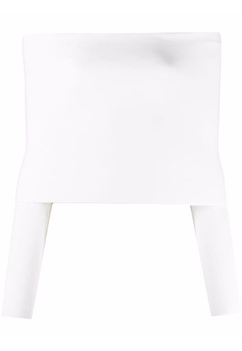 AMBUSH Blusa con spalle scoperte - Bianco