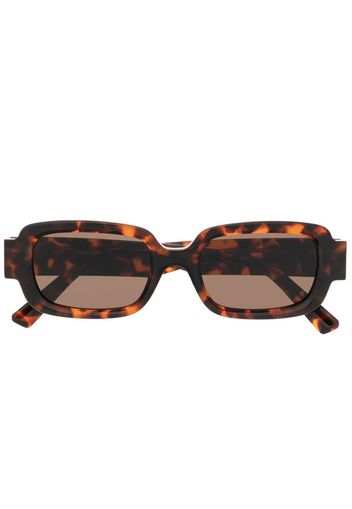 AMBUSH Thia rectangle-frame sunglasses - Marrone