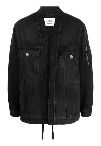 AMBUSH long-sleeve denim jacket - Nero