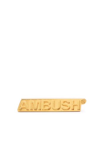 AMBUSH logo plaque earring - Oro