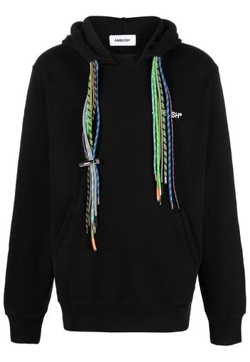 AMBUSH multi-cord long-sleeve hoodie - Nero
