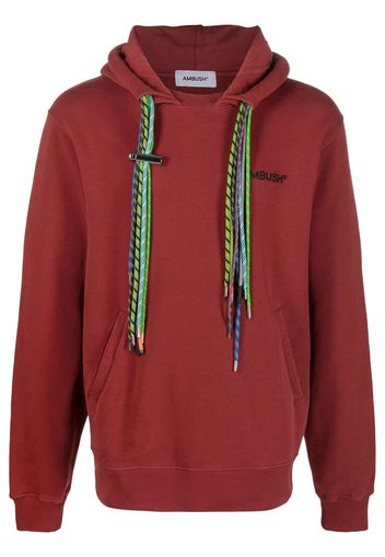 AMBUSH multi-cord hoodie - Rosso