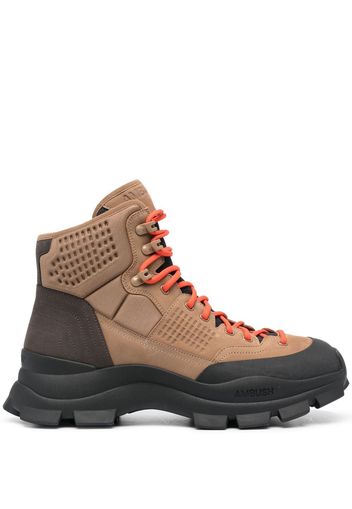 AMBUSH lug-sole hiking boots - Marrone